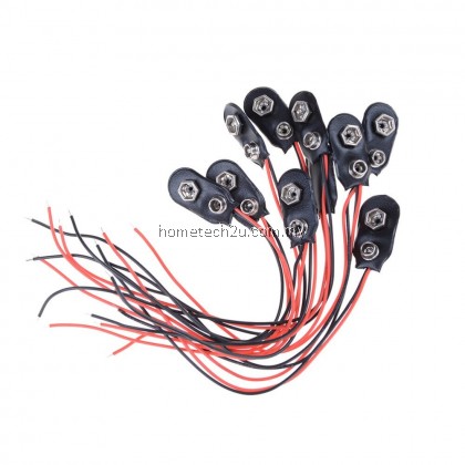 9V Battery Snap Holder Clip Connector Hard Shell 15CM Cable Lead Wholesale 9V Battery Snap Holder Clip Connector Hard Shell 15CM Cable Lead Wholesale