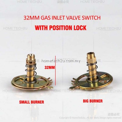 1 Pair Gas Stove Liquefied Auto Ignition Valve Accessories Burner Replacement Assembly Switch Accessories embedded stove wing valve spare parts