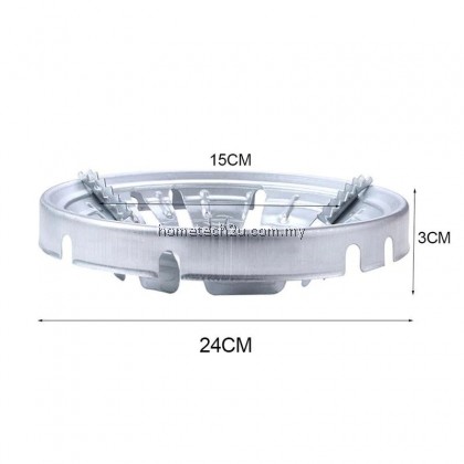 Kaki Dapur Gas Steel Kitchen Windproof Gas Stove Cover Ring Wind Reducer Pot Holder Kaki Dapur Gas Steel Kitchen Windproof Gas Stove Cover Ring Wind Reducer Pot Holder
