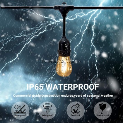 10M Waterproof Outdoor LED String Lights Commercial Grade E27 Bulbs Street Garden party String Lights Lampu Pasar Malam 10M Waterproof Outdoor LED String Lights Commercial Grade E27 Bulbs Street Garden party String Lights Lampu Pasar Malam