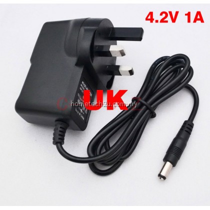 UK/Malaysia Plug 4.2V 1A AC DC Power Supply Adapter UK Plug Charger For lithium battery UK/Malaysia Plug 4.2V 1A AC DC Power Supply Adapter UK Plug Charger For lithium battery