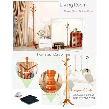 Molla CH-179 Solid wood Stand Coat Hanger Floor Standing Coat Racks Home Furniture Storage Clothes Hanging Wooden Hanger Bedroom Drying Rack Molla CH-179 Solid wood Stand Coat Hanger Floor Standing Coat Racks Home Furniture Storage Clothes Hanging Wooden Hanger Bedroom Drying Rack