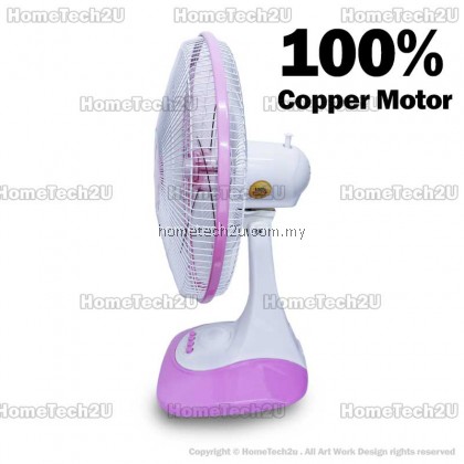 Genius Table Fan Desk Fan 12inch 16inch pink color copper motor made in malaysia & Sirim Approved Genius Table Fan Desk Fan 12inch 16inch pink color copper motor made in malaysia & Sirim Approved