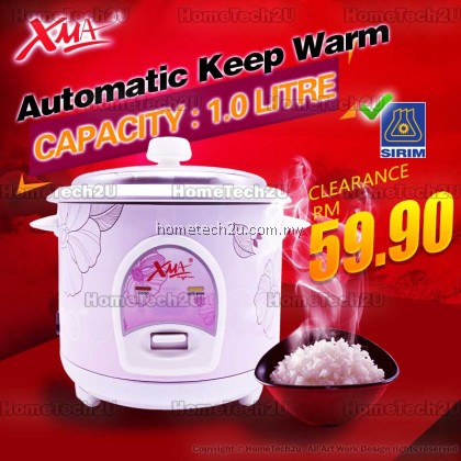 XMA 7cup 1.0Liter Rice Cooker Periuk Nasi XMA-108RC (Sirim Approved) XMA 7cup 1.0Liter Rice Cooker Periuk Nasi XMA-108RC (Sirim Approved)
