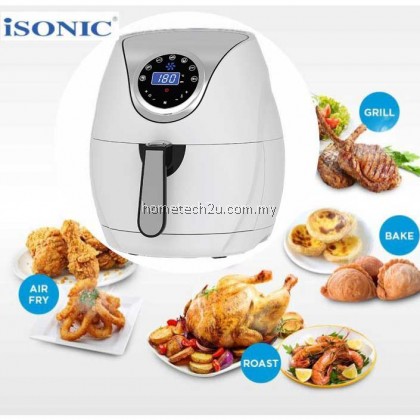iSONIC 3.2L Multifunction Air Fryer Chicken Oil free Air Fryer Health Fryer Pizza Cooker Smart Touch LCD Electric Deep Airfryer IAF-W320L iSONIC 3.2L Multifunction Air Fryer Chicken Oil free Air Fryer Health Fryer Pizza Cooker Smart Touch LCD Electric Deep Airfryer IAF-W320L