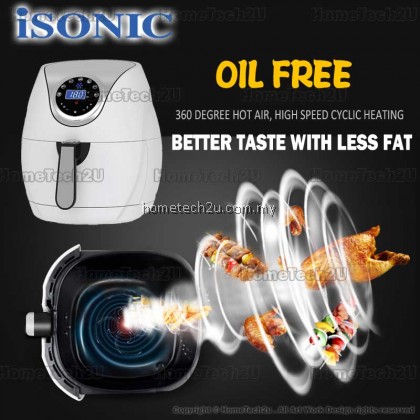 iSONIC 3.2L Multifunction Air Fryer Chicken Oil free Air Fryer Health Fryer Pizza Cooker Smart Touch LCD Electric Deep Airfryer IAF-W320L iSONIC 3.2L Multifunction Air Fryer Chicken Oil free Air Fryer Health Fryer Pizza Cooker Smart Touch LCD Electric Deep Airfryer IAF-W320L
