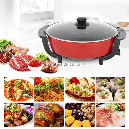 Steamboat Pot 1300W 220V Electric Hot Pot double Soup pots Shabu Cookware Kitchen indoor Smokeless Pots Non Stick Induction Cookers 6L Steamboat Pot 1300W 220V Electric Hot Pot double Soup pots Shabu Cookware Kitchen indoor Smokeless Pots Non Stick Induction Cookers 6L