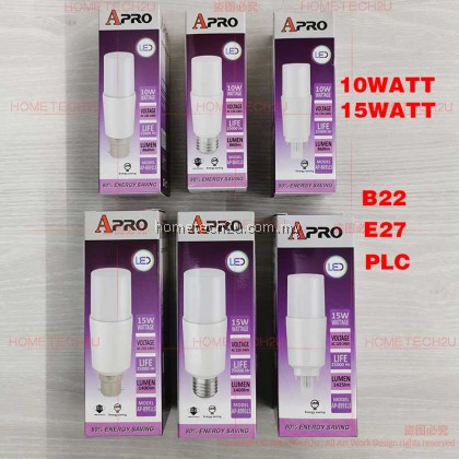 APRO 10W 15W LED STICK BULB BC22 E27 PLC LED BULB LAMP SCREW PIN DOWNLIGHT WHITE DAYLIGHT 6500K APRO 10W 15W LED STICK BULB BC22 E27 PLC LED BULB LAMP SCREW PIN DOWNLIGHT WHITE DAYLIGHT 6500K
