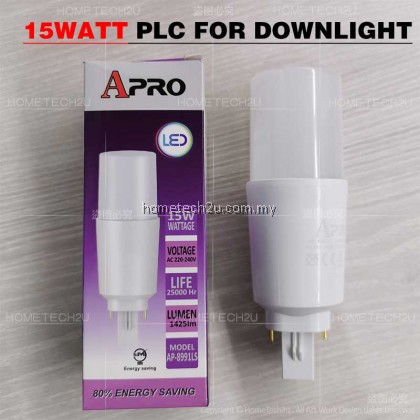 APRO 10W 15W LED STICK BULB BC22 E27 PLC LED BULB LAMP SCREW PIN DOWNLIGHT WHITE DAYLIGHT 6500K APRO 10W 15W LED STICK BULB BC22 E27 PLC LED BULB LAMP SCREW PIN DOWNLIGHT WHITE DAYLIGHT 6500K
