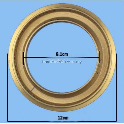 120mm Glass Hob Stove Burner Head Ring Cap Tungkung Dapur Gas kaca For Homelux ELIKA Milux