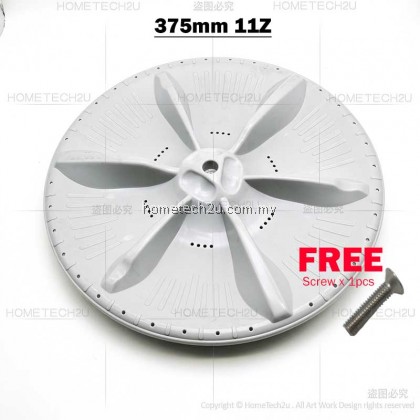 Midea Washing Machine Pulsator Dia:335mm / 375mm 11z FREE Screw Midea Washing Machine Pulsator Dia:335mm / 375mm 11z FREE Screw