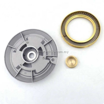 Gas Stove Burner Head Glass Hob Burner Cap Inner Outer Ring For Cornell Tungkung Dapur Gas Kaca Spare Parts