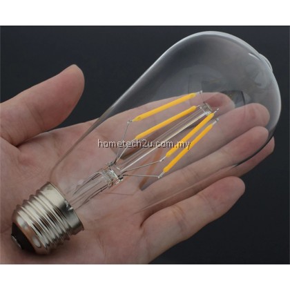 Antique ST64 LED E27 Bulb Retro Lamp Decorative Bulb 4W 8W LED Light E27 Edison Light For Cafe Coffee Shop Antique ST64 LED E27 Bulb Retro Lamp Decorative Bulb 4W 8W LED Light E27 Edison Light For Cafe Coffee Shop