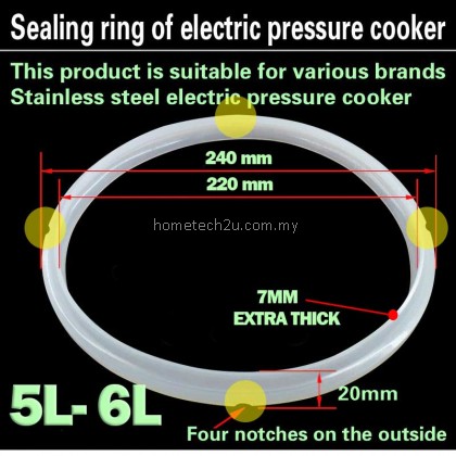 Electric Pressure Cooker Gasket Seal Ring Pressure Cooker Accessories Silicone Ring Pressure Cooker Pot Ring 2L 2.5L 2.8L 3L 4L 5L 6L Electric Pressure Cooker Gasket Seal Ring Pressure Cooker Accessories Silicone Ring Pressure Cooker Pot Ring 2L 2.5L 2.8L 3L 4L 5L 6L
