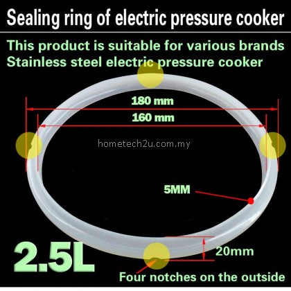 Electric Pressure Cooker Gasket Seal Ring Pressure Cooker Accessories Silicone Ring Pressure Cooker Pot Ring 2L 2.5L 2.8L 3L 4L 5L 6L Electric Pressure Cooker Gasket Seal Ring Pressure Cooker Accessories Silicone Ring Pressure Cooker Pot Ring 2L 2.5L 2.8L 3L 4L 5L 6L