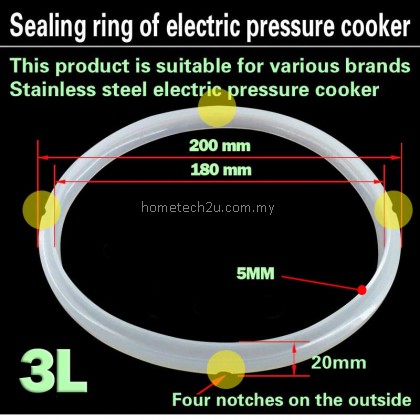Electric Pressure Cooker Gasket Seal Ring Pressure Cooker Accessories Silicone Ring Pressure Cooker Pot Ring 2L 2.5L 2.8L 3L 4L 5L 6L Electric Pressure Cooker Gasket Seal Ring Pressure Cooker Accessories Silicone Ring Pressure Cooker Pot Ring 2L 2.5L 2.8L 3L 4L 5L 6L