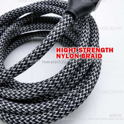 DENN HDMI 1.4V HDMI Cable 4K Full HD with Rotating Angle 3M 180° Rotating Angle Plug 24k Gold Plate DENN HDMI 1.4V HDMI Cable 4K Full HD with Rotating Angle 3M 180° Rotating Angle Plug 24k Gold Plate