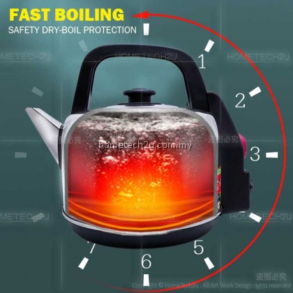 (Sirim) Panafresh 5L SUS304 Stainless Steel Electric Kettle Cerek Air Panas OP-47A/OP-47C