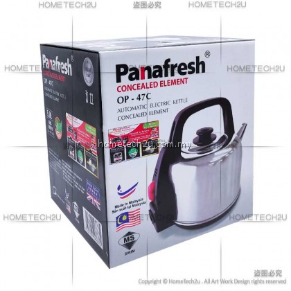 (Sirim) Panafresh 5L SUS304 Stainless Steel Electric Kettle Cerek Air Panas OP-47A/OP-47C