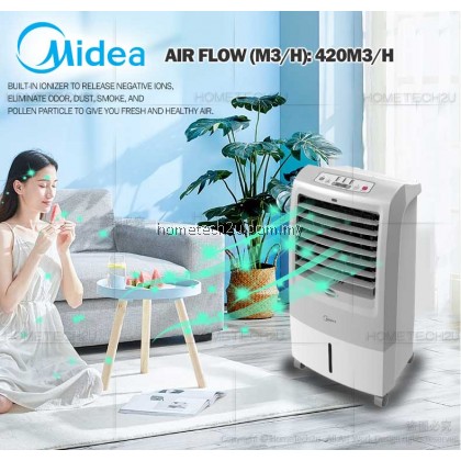 Midea Air Cooler Penyejuk Udara 15l With Remote Control Mac 120ar Mac 215f Inclueded 2 X