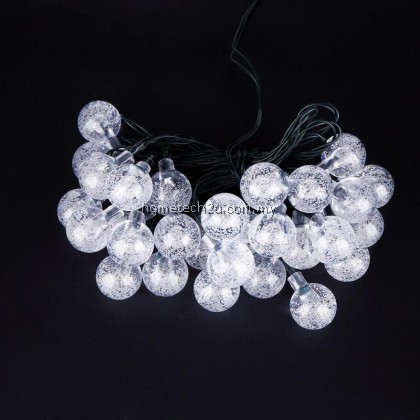 Lampu Raya Light 40LED Fairy String Lights Bubble Crystal Ball Lights Decorative Lighting for Outdoor Garden Home Party Lampu Raya Light 40LED Fairy String Lights Bubble Crystal Ball Lights Decorative Lighting for Outdoor Garden Home Party
