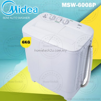 Midea MSW-6008P 6kg Semi Auto Washing Machine Mesin Basuh Separuh Automatik Midea MSW-6008P 6kg Semi Auto Washing Machine Mesin Basuh Separuh Automatik