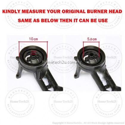 Universal Glass Hob Stove Burner Head Inner Outer Ring Cap 10cmx5.8cm Spare Part Accessories Universal Glass Hob Stove Burner Head Inner Outer Ring Cap 10cmx5.8cm Spare Part Accessories