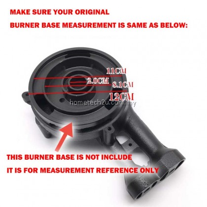 Universal Glass Hob Gas Cooker Burner Ring Cap Head Replacement 120mmx81mm Spare Parts Accessories Tungku Dapur Universal Glass Hob Gas Cooker Burner Ring Cap Head Replacement 120mmx81mm Spare Parts Accessories Tungku Dapur
