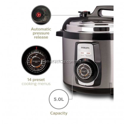 Philips Daily Collection Electric Pressure Cooker-5 Liter HD2103 Philips Daily Collection Electric Pressure Cooker-5 Liter HD2103