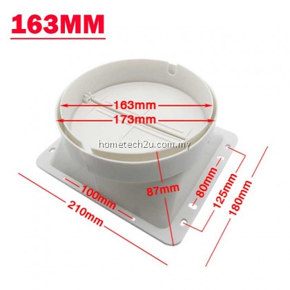 Kitchen hood cover valve air outlet base cap 150/160mm ducting hose spare parts accessories penyedut asap dapur Kitchen hood cover valve air outlet base cap 150/160mm ducting hose spare parts accessories penyedut asap dapur