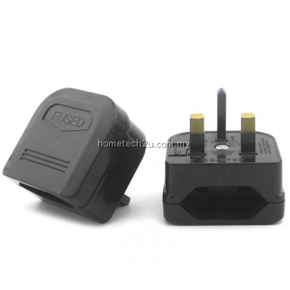 Euro EU 2 Pin To UK 3Pin Plug Adapter Power Socket Travel Charger Adapter Converter Wall Charger Converter