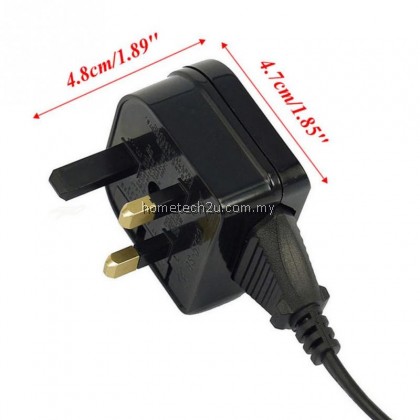 Euro EU 2 Pin To UK 3Pin Plug Adapter Power Socket Travel Charger Adapter Converter Wall Charger Converter