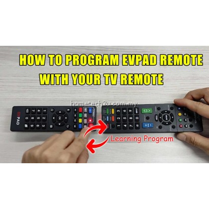 EVpad Remote Control for EVpad 3S / 3 / 3Max / 2S / Pro+ / Plus / EVBOX PLUS EV PAD EVpad Remote Control for EVpad 3S / 3 / 3Max / 2S / Pro+ / Plus / EVBOX PLUS EV PAD