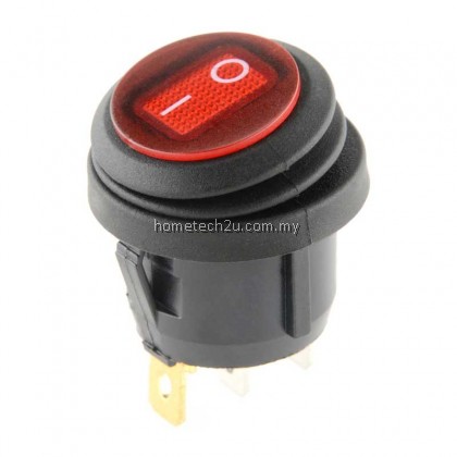 Mini Round Shape Waterproof Rocker Switch KCD1 ON/OFF 3Pin 6A 250VAC Electrical Equipment With Lighting Power Mini Round Shape Waterproof Rocker Switch KCD1 ON/OFF 3Pin 6A 250VAC Electrical Equipment With Lighting Power