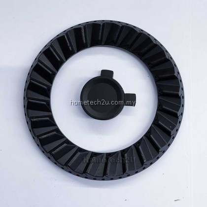 Elba Rubine Faber Turbo Flame Gas Stove Hob Burner head Outer Ring Cap Replacement Tungkung dapur gas EGH-B8340G EGH-B8242G