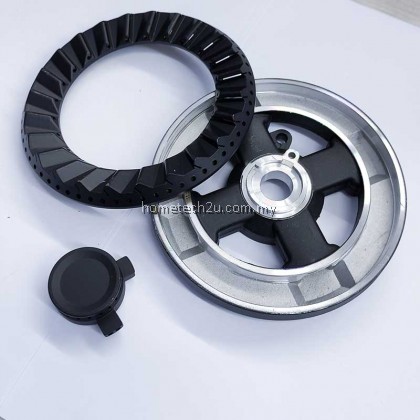 Elba Rubine Faber Turbo Flame Gas Stove Hob Burner head Outer Ring Cap Replacement Tungkung dapur gas EGH-B8340G EGH-B8242G