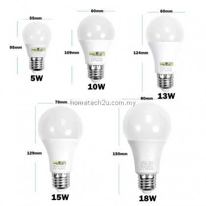 COSGO LED Bulb E27 with SIRIM Light Bulb 5W 10W 13W 15W 18W 6500K Daylight MENTOL LAMPU LED COSGO LED Bulb E27 with SIRIM Light Bulb 5W 10W 13W 15W 18W 6500K Daylight MENTOL LAMPU LED