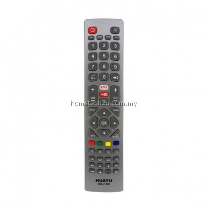 Huayu Universal Sharp TV Remote Control Replacement For Smart/Android/LED TV Remote Netflix Youtube RM-L1589 Huayu Universal Sharp TV Remote Control Replacement For Smart/Android/LED TV Remote Netflix Youtube RM-L1589