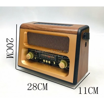 GOLON Classic Radio FM Retro Vintage Wooden Bluetooth Radio Speaker with Solar Rechargeable USB TF BT MUSIC MP3 Player GOLON Classic Radio FM Retro Vintage Wooden Bluetooth Radio Speaker with Solar Rechargeable USB TF BT MUSIC MP3 Player