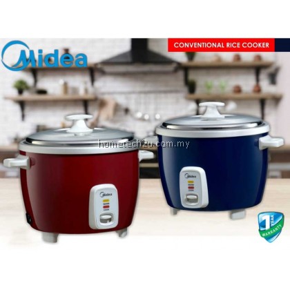 MIDEA 1.0L 1.8L CONVENTIONAL RICE COOKER MR-GM10SDA-R / MR-GM10SDA-B MR-GM18SDA Periuk Nasi,电饭锅 MIDEA 1.0L 1.8L CONVENTIONAL RICE COOKER MR-GM10SDA-R / MR-GM10SDA-B MR-GM18SDA Periuk Nasi,电饭锅