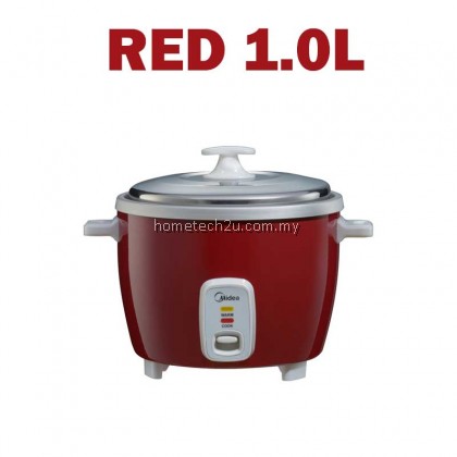 MIDEA 1.0L 1.8L CONVENTIONAL RICE COOKER MR-GM10SDA-R / MR-GM10SDA-B MR-GM18SDA Periuk Nasi,电饭锅 MIDEA 1.0L 1.8L CONVENTIONAL RICE COOKER MR-GM10SDA-R / MR-GM10SDA-B MR-GM18SDA Periuk Nasi,电饭锅