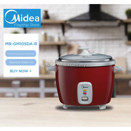 MIDEA 1.0L 1.8L CONVENTIONAL RICE COOKER MR-GM10SDA-R / MR-GM10SDA-B MR-GM18SDA Periuk Nasi,电饭锅 MIDEA 1.0L 1.8L CONVENTIONAL RICE COOKER MR-GM10SDA-R / MR-GM10SDA-B MR-GM18SDA Periuk Nasi,电饭锅
