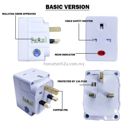 Extension Plug 13A 3 Way Adaptor with Nigh Lamp 2 USB Charger USB plug three adapter adaptor Extension Socket Kepala Tiga Lampu Tidur (Sirim) Extension Plug 13A 3 Way Adaptor with Nigh Lamp 2 USB Charger USB plug three adapter adaptor Extension Socket Kepala Tiga Lampu Tidur (Sirim)