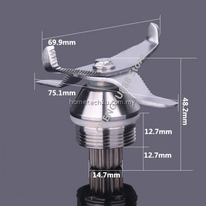 Heavy Duty Commercial Blender Jug Blade Ice Crusher Knife Replacement Blender spare parts for 767 series Innofood The Baker TM-767 Heavy Duty Commercial Blender Jug Blade Ice Crusher Knife Replacement Blender spare parts for 767 series Innofood The Baker TM-767
