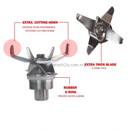Heavy Duty Commercial Blender Jug Blade Ice Crusher Knife Replacement Blender spare parts for 767 series Innofood The Baker TM-767 Heavy Duty Commercial Blender Jug Blade Ice Crusher Knife Replacement Blender spare parts for 767 series Innofood The Baker TM-767