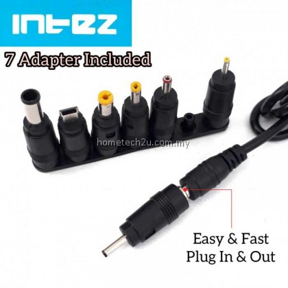 Intez Universal Power Adapter 30w-60w Voltage Adjustable Multi Ac To Dc Power Adapter 12v To 24v For Electronic, Monitor, Pos, Led TV Devices
