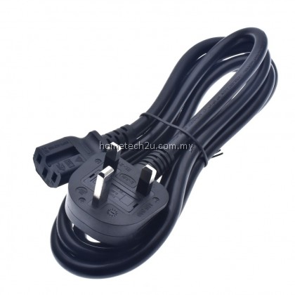 Power Cord Cable Wire 3 PIN 1.5M 500W 3000W UK 2 Figure 8 13A Fuse AC Cord Desktop PC LCD Monitor Laptop Printer Cooker