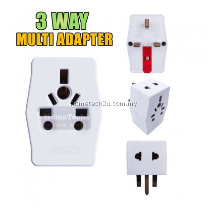 MULTI 3 Way Adapter 13A Multi Universal Socket Adaptor Travel Extension Plug Multi Adapters Socket Charger万能插头 MULTI 3 Way Adapter 13A Multi Universal Socket Adaptor Travel Extension Plug Multi Adapters Socket Charger万能插头