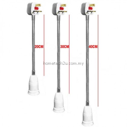 Plug To E27 Bulb Holder Flexible Extend E27 To E27 Light Lamp Holder power socket Bulb Extension Converter Adapter Wall Lamp Holder Plug To E27 Bulb Holder Flexible Extend E27 To E27 Light Lamp Holder power socket Bulb Extension Converter Adapter Wall Lamp Holder