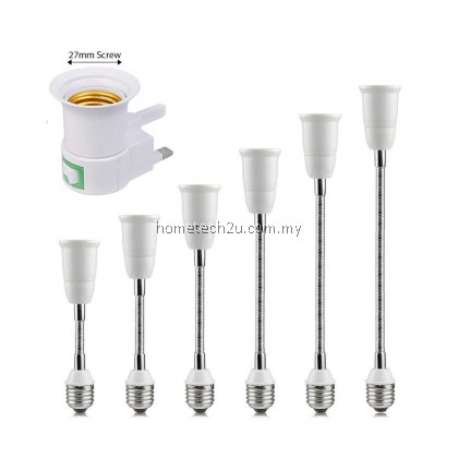 Plug To E27 Bulb Holder Flexible Extend E27 To E27 Light Lamp Holder power socket Bulb Extension Converter Adapter Wall Lamp Holder Plug To E27 Bulb Holder Flexible Extend E27 To E27 Light Lamp Holder power socket Bulb Extension Converter Adapter Wall Lamp Holder